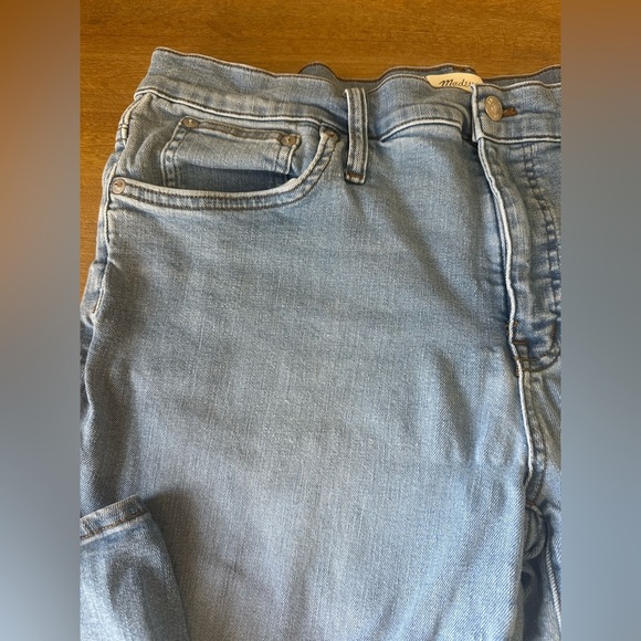Madewell Mid Rise Kick Out Crop Jeans 32 - Picture 3 of 10